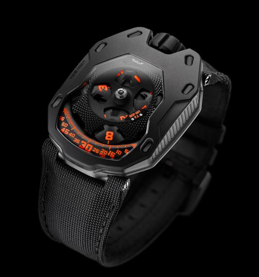 Best Replica Urwerk UR-105TA CLOCKWORK ORANGE men watch review